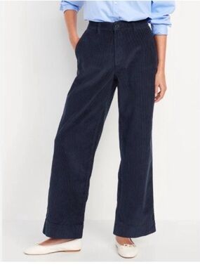 Women’s Wide-Leg Corduroy Pants - Navy